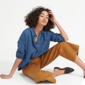 Everlane square jean shirt